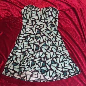 Strapless cocktail Dress